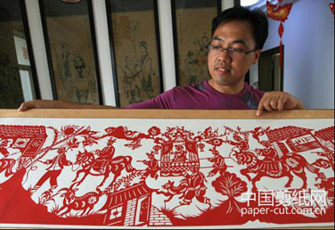 蔚县国际剪纸艺术节金奖得主-杨毅_剪纸