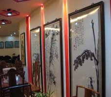 店内画墙2