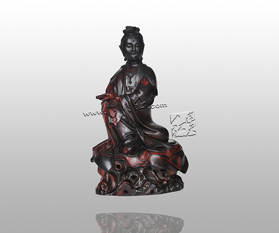 连天红观音“雕像”赏析