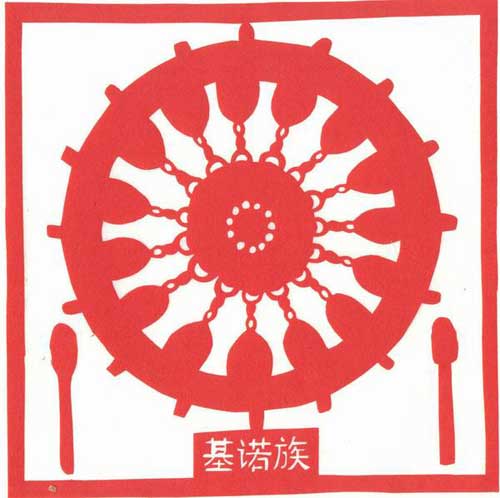 少数民族板报基诺族